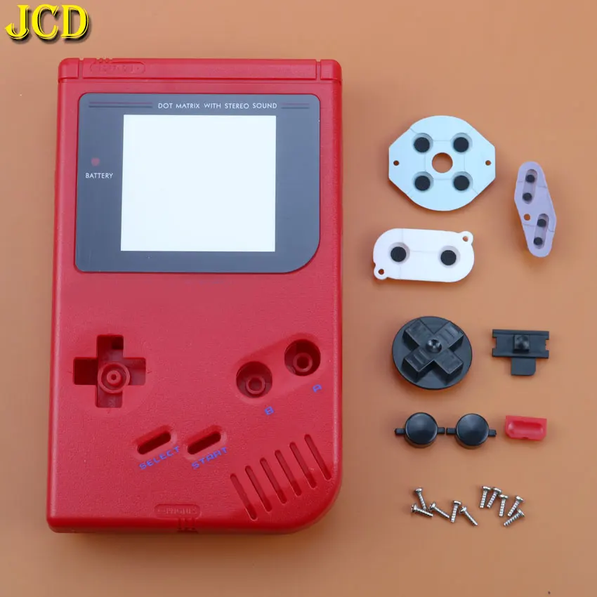 JCD 1 шт. 15 цветов для GameBoy Классическая игра замена пластиковая оболочка Крышка для Nod GB консоль DIY полный корпус для GB чехол