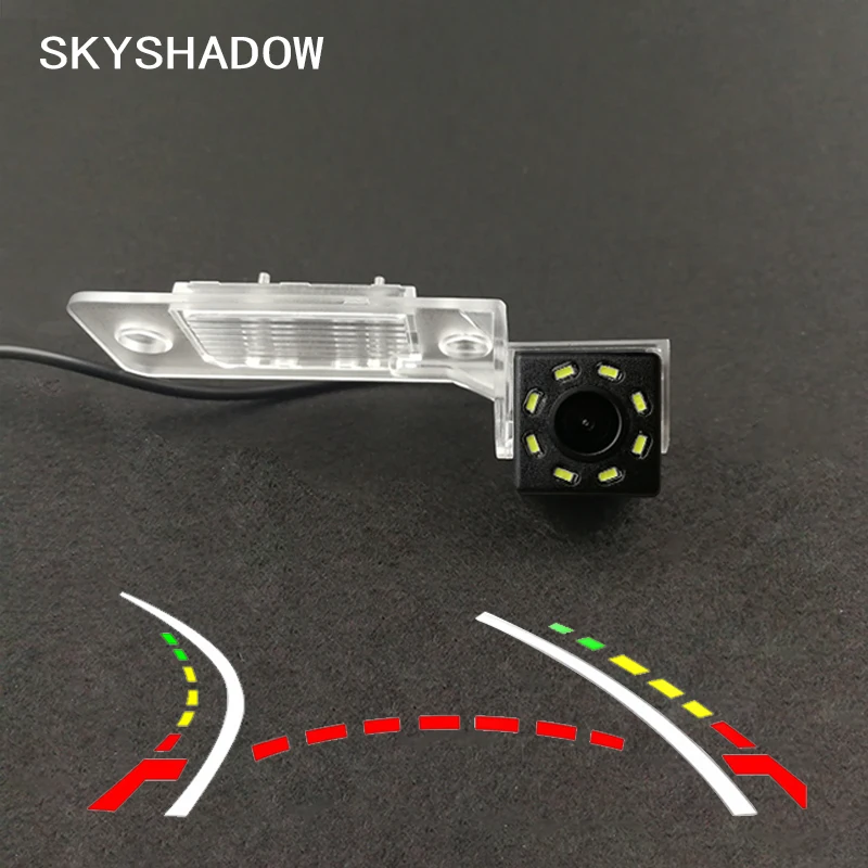 HD Беспроводная Автомобильная CCD задняя камера рыбий глаз 8 12 led динамическое