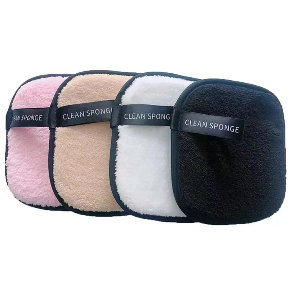 

Double Layer Face Cleansing Towel Reusable Nail Art Makeup Microfiber Pads Cotton Cloth Wipe Cleaning Facial Remover Puff Y0Z5
