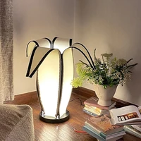 led zipper floor lamp nordic minimalist design fabric shade standing lamps for living room bedroom warm atmosphere