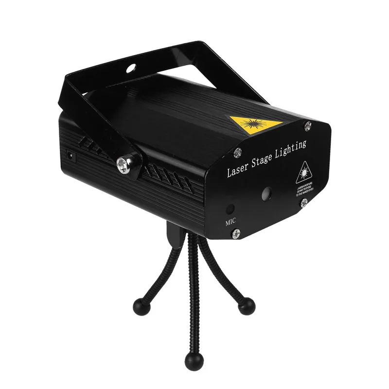 Mini LED Laser Projector Christmas Decorations Disco Light Dj Voice-Activated DJ Xmas Party Club | Лампы и освещение
