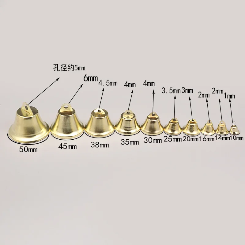 Горн открывающийся сделай сам 10-50 мм золотистые и Серебристые колокольчики