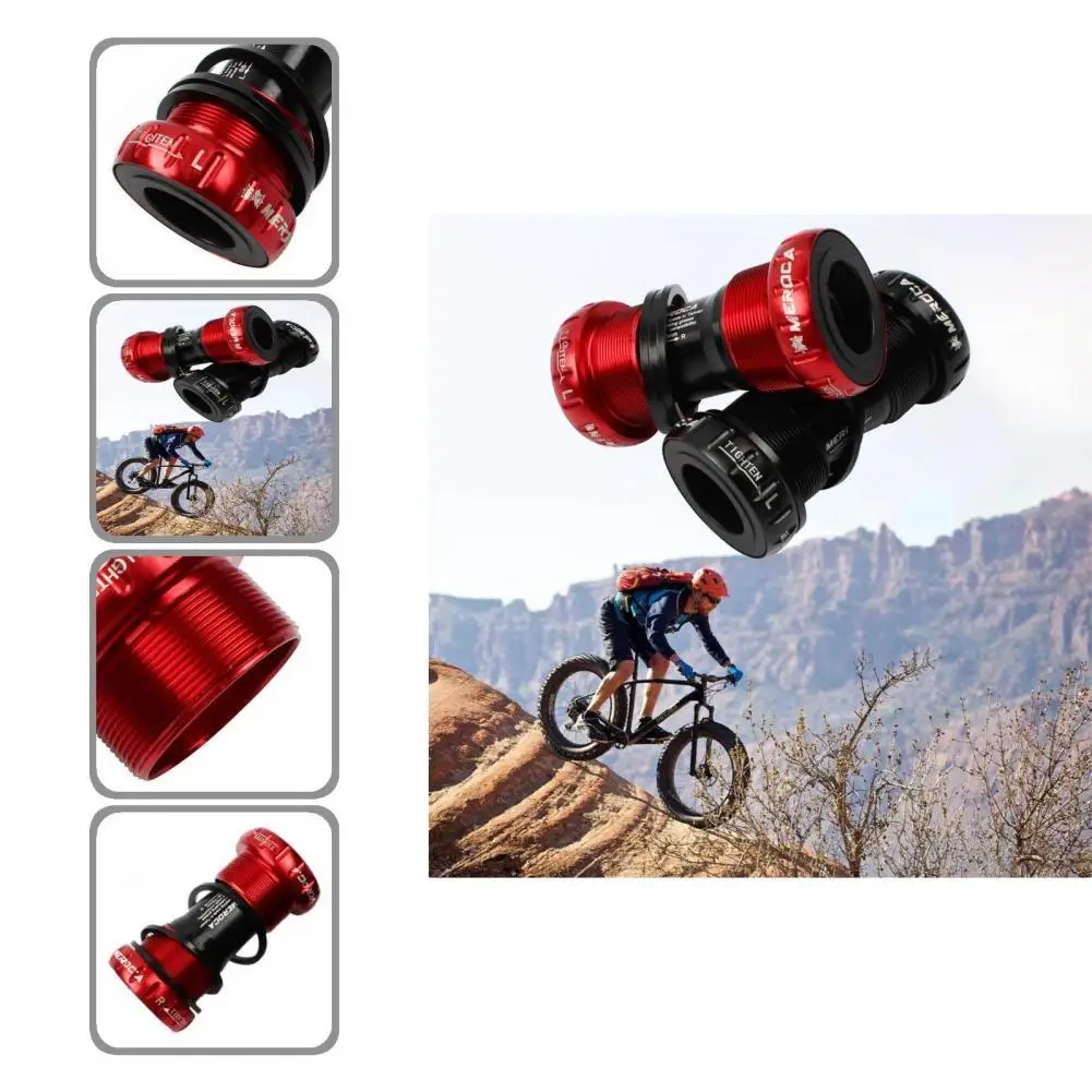 

Aluminum Alloy Universal Support Bottom Brackets Bearing Bike Parts Threaded Bottom Bracket Precise for Mountain Bike