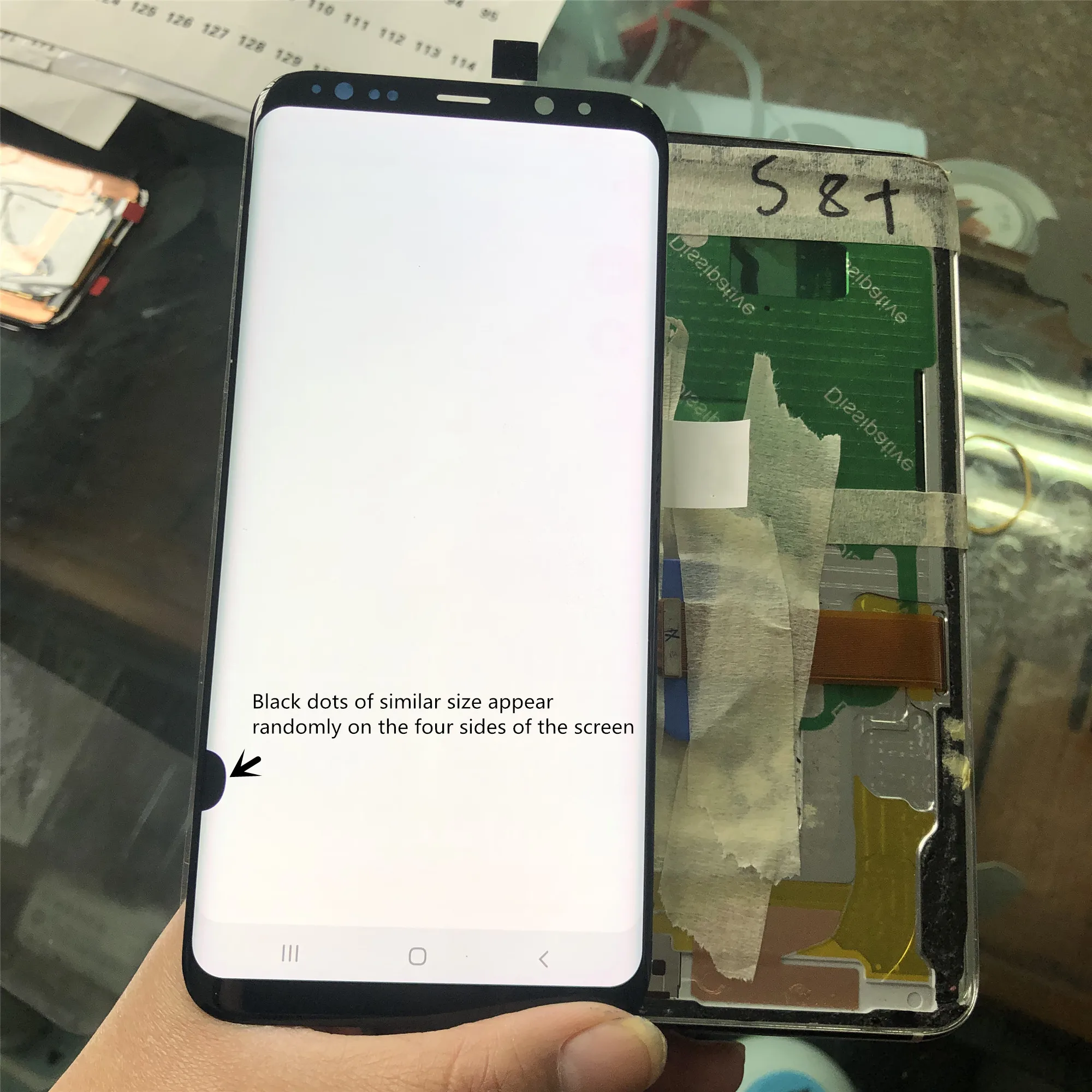 

Original With Dead Pixels LCD For Samsung Galaxy S8+ S8 plus G955 SM-G955F G955F LCD Display and Touch Screen Digitizer Assembly