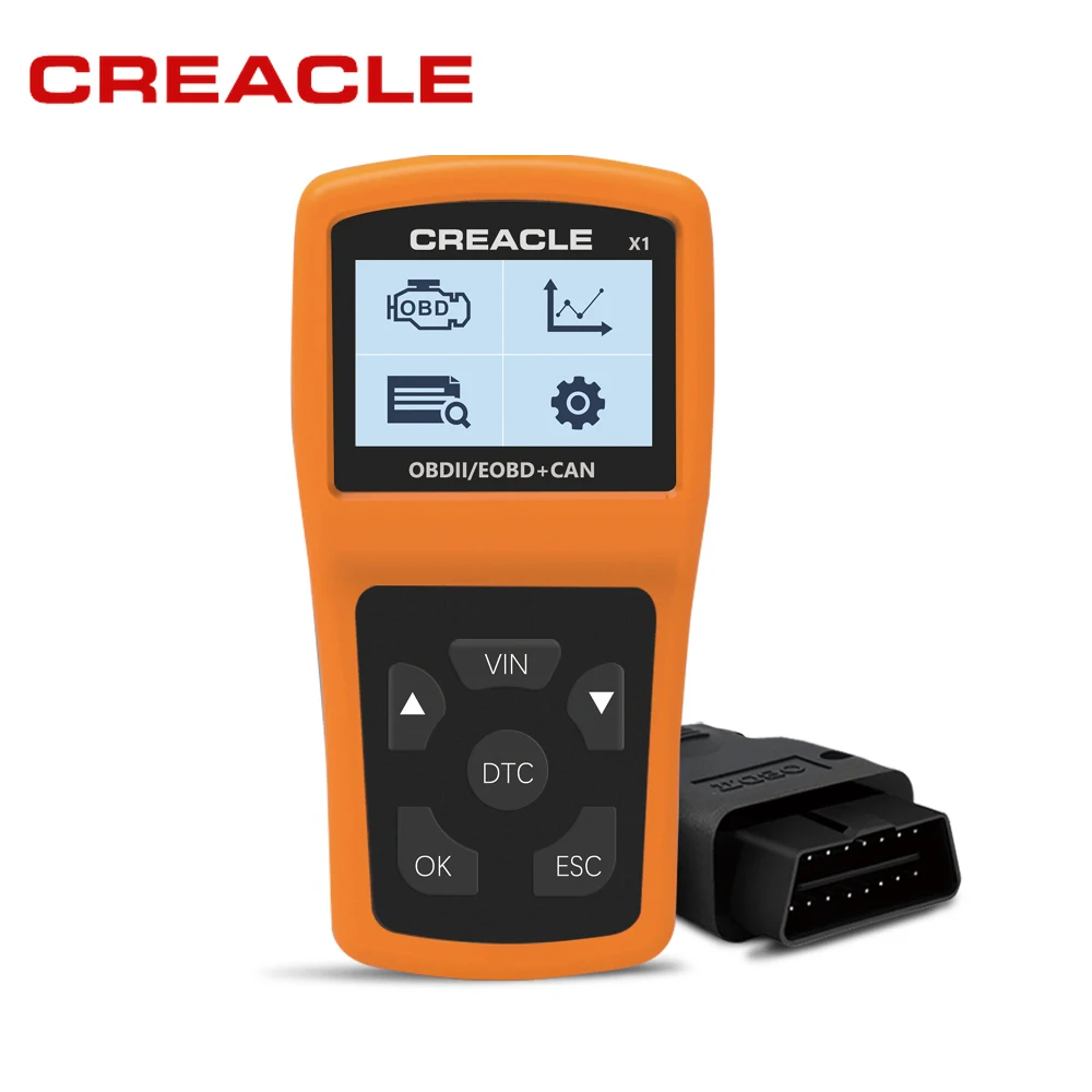 X1 OBD считыватель кодов OBD2 сканер автомобильный диагностический инструмент для проверки неисправностей двигателя Автомобильный сканер многоязычный для чтения данных в реальном времени
