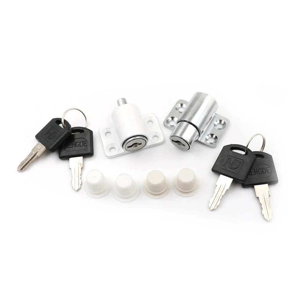 5 шт./компл. замок для раздвижных окон из цинкового сплава с ключом защита от детей