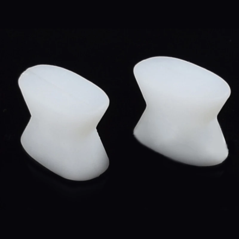 2Pcs Bone Thumb Valgus Protector Silicone Foot Finger Toe Separator Bunion Adjuster Hallux Pedicure Corrector Feet Care | Красота и