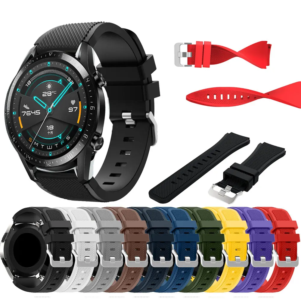 

Ремешок силиконовый для смарт-часов Huawei Watch GT 2E/GT 2 46 мм