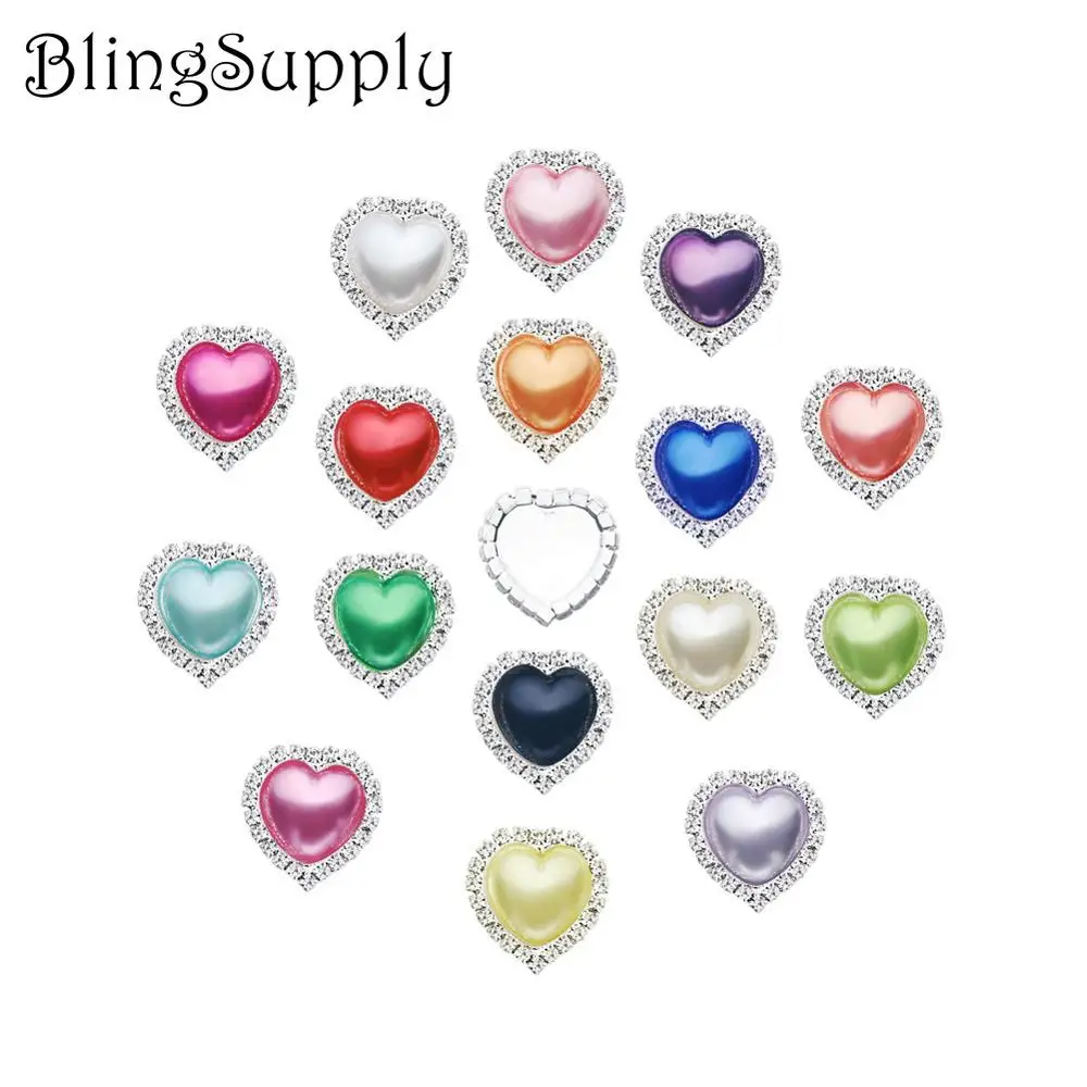 Бесплатная доставка 20 мм 50 шт Φ Стразы кнопка с плоской задней стороной (жемчуг в