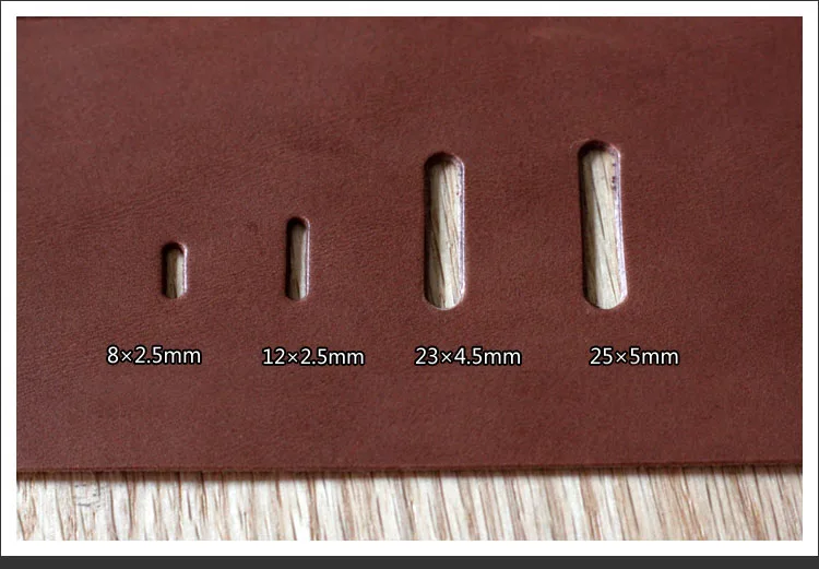 4x6/5x8/5x25 мм Тип ручной DIY кожаный ремень плоский дырокол, RCIDOS кожаная сумка отверстие резак, Япония DC53 сталь, 1 шт. цена