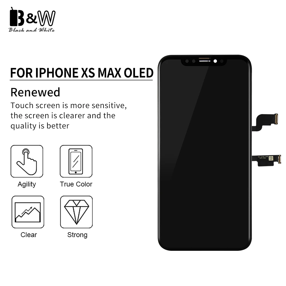 AAA +++ качественный OEM дисплей для iPhone XS MAS OLED 6 5 дюймов Pantalla MAX с отличным 3D сенсорным