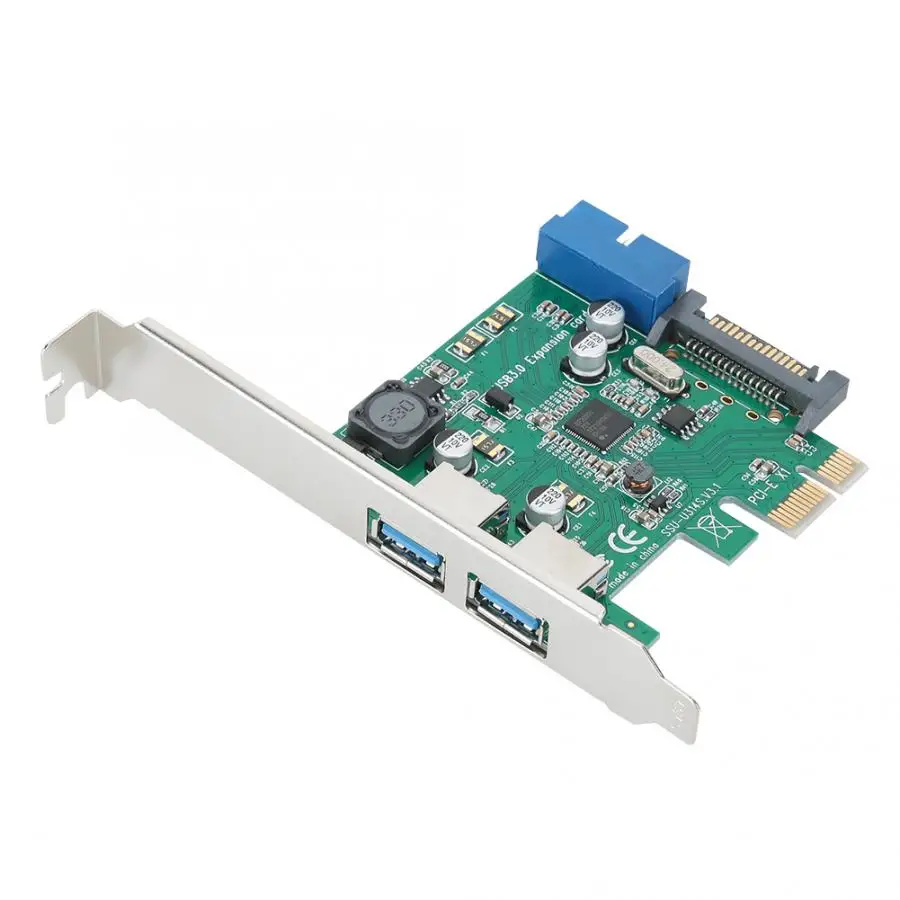 Настольная Плата расширения PCI-E до USB3.0 Адаптерная плата с защитным чипом для