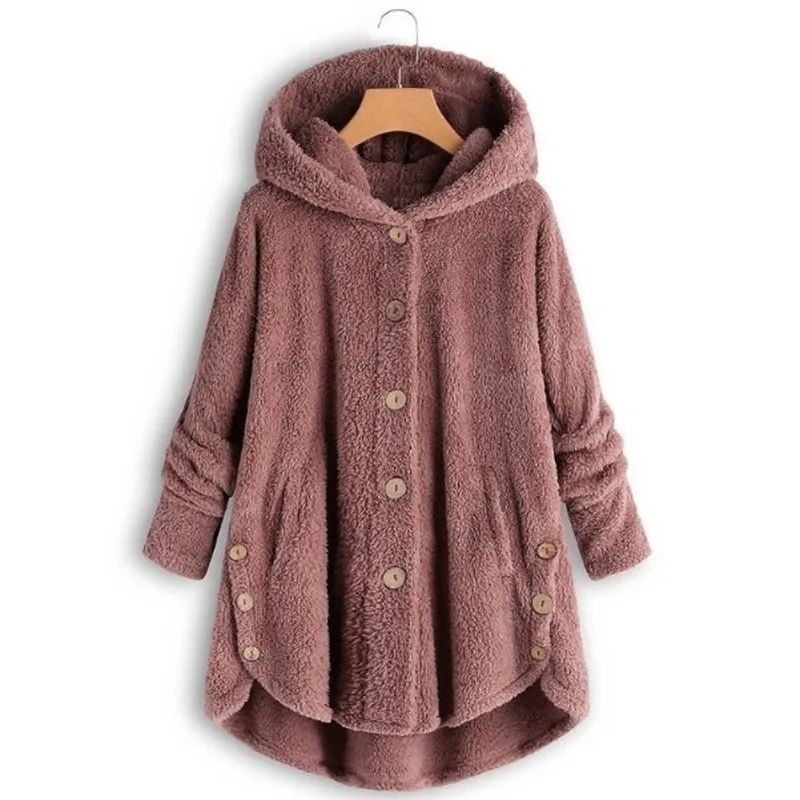 

2021 new Womens Coat Ladies Faux Mink Fur Outwear Long Jacket Loose Street Style keep Warm Overcoat Autumn Winter Women fashion