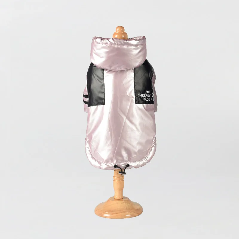 Одежда для собак зимняя ветровка питомцев пальто чихуахуа французская одежда