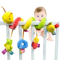 baby toy cute and interesting shape stroller crib bar bassinet plush spiral hanging toy suitable for decor stroller or car seat
