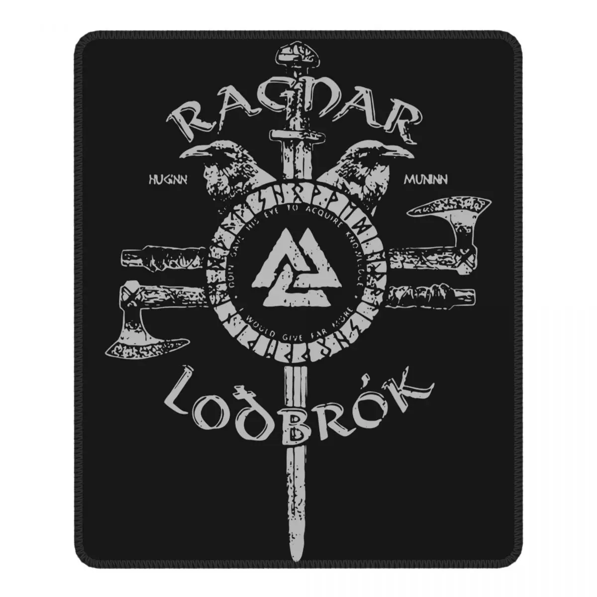 

A Great Ragnar Ever Vikings Valhalla Novelty Mouse Pad Antislip Desk Mat Pads Natural Rubber Gamer Computer Laptop Pad