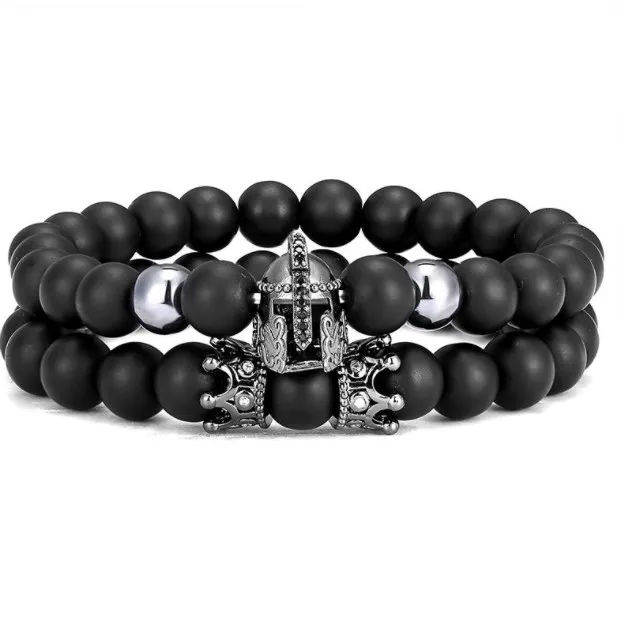 2 шт./лот 8 мм воин шарик шлема Золото Серебро Медь cz Циркон кубический цирконий