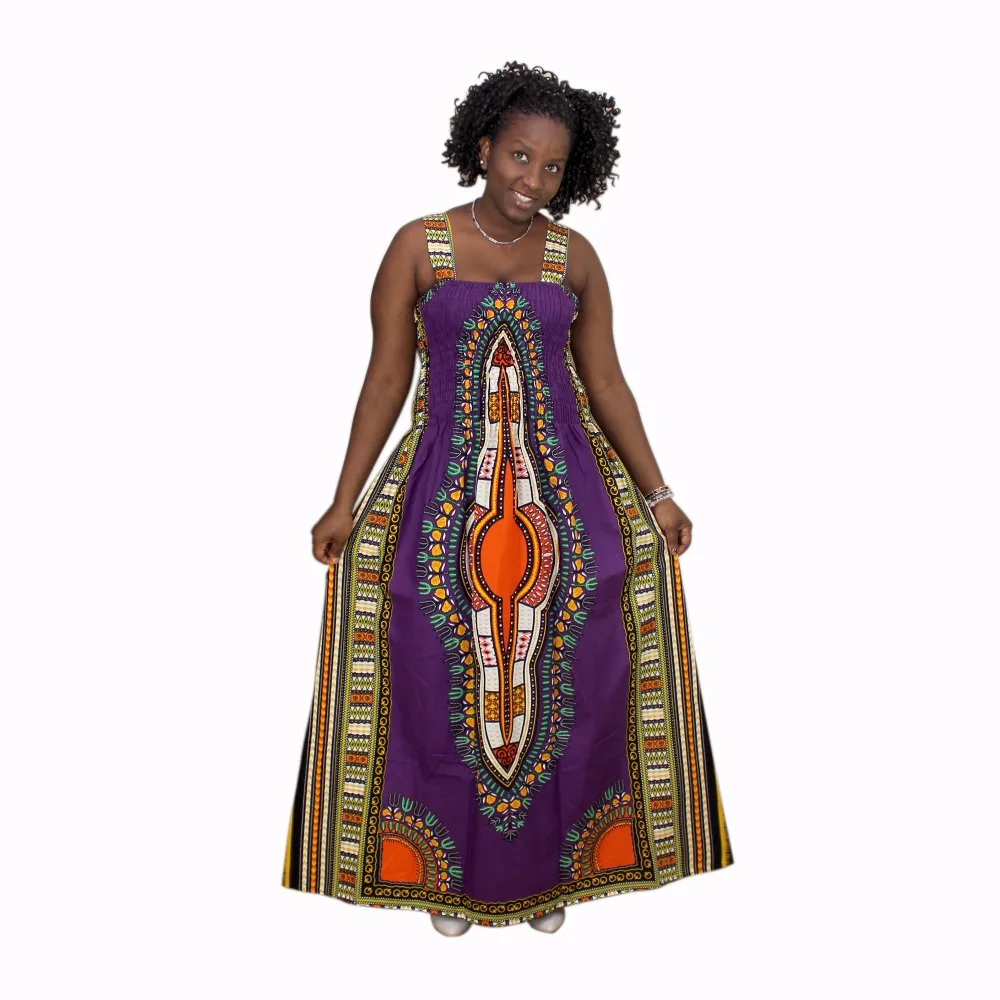 Африканские Дашики Новые Модные Элегантные с принтом женские макси Бохо