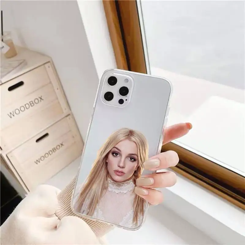 Britney Spears Phone Case For iphone 12 11 mini x xs xr pro max 8 7 6s 6 5 5s 5c se plus Transparent soft