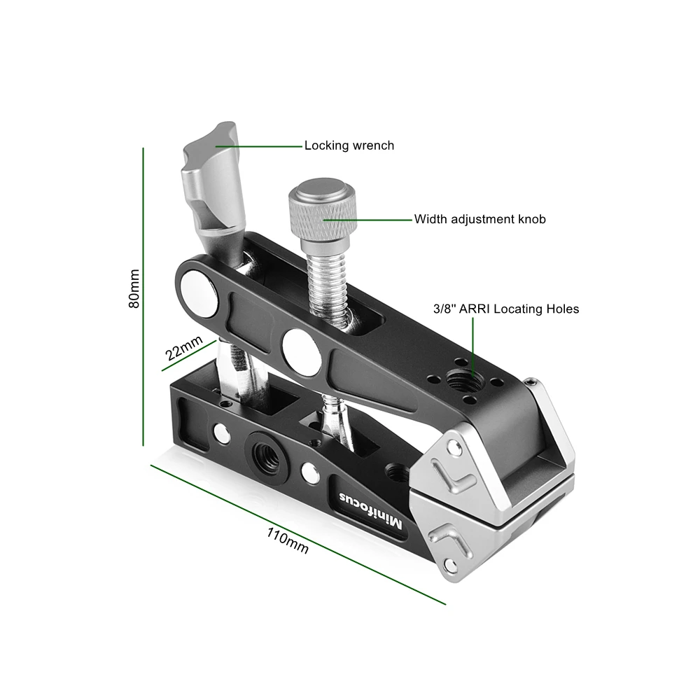 Супер зажим Кронштейн миниатюрная шаровая Головка Для задники для студийной