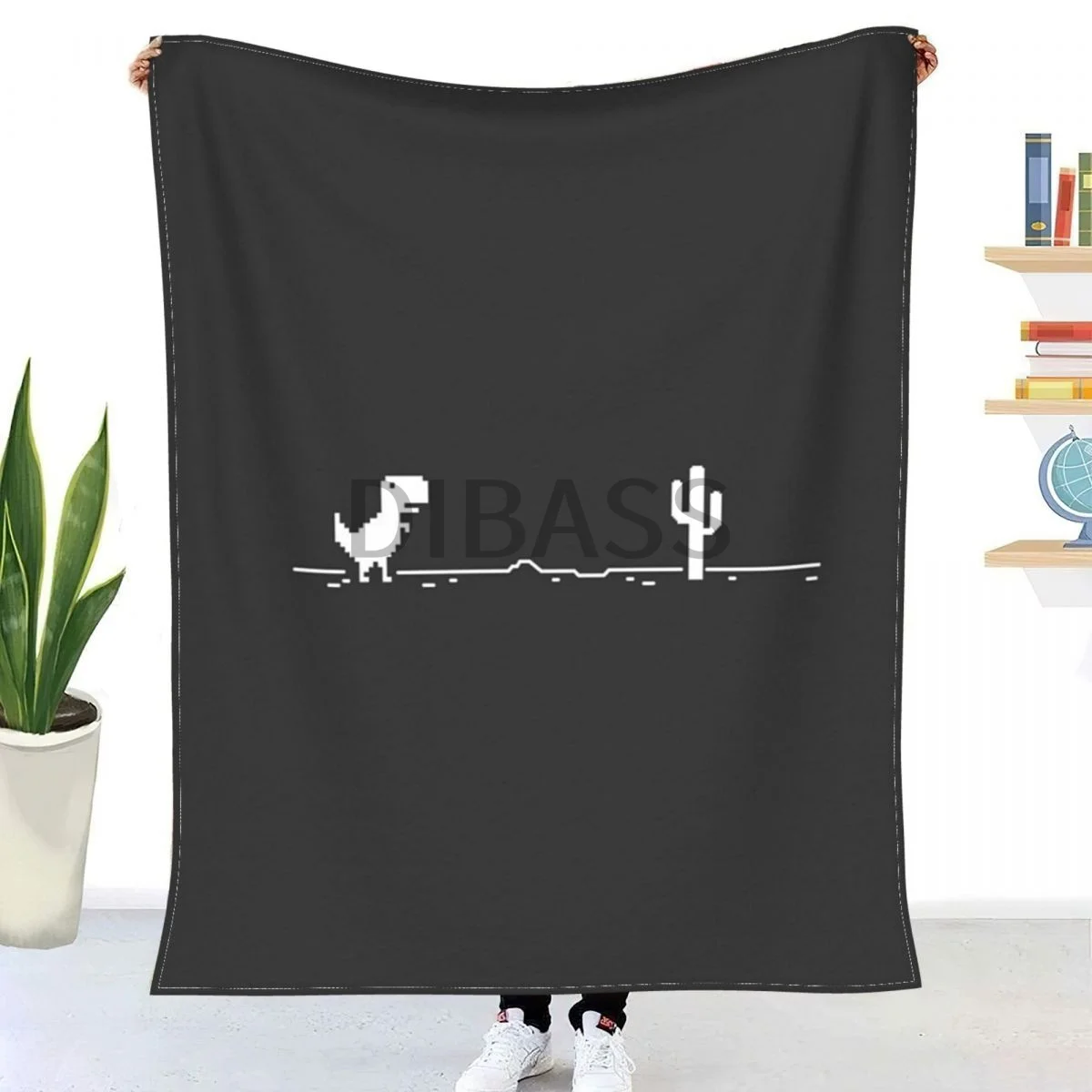

Trex Cactus Offline Comforter 3D Printed Flannel Throw Blanket