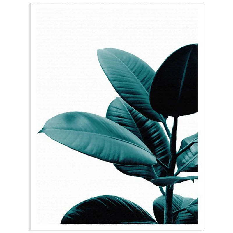 Green Plants Oil Painting Wall Art Painted Canvas No Frame Home Hallway Mounted Paintings Decor | Дом и сад