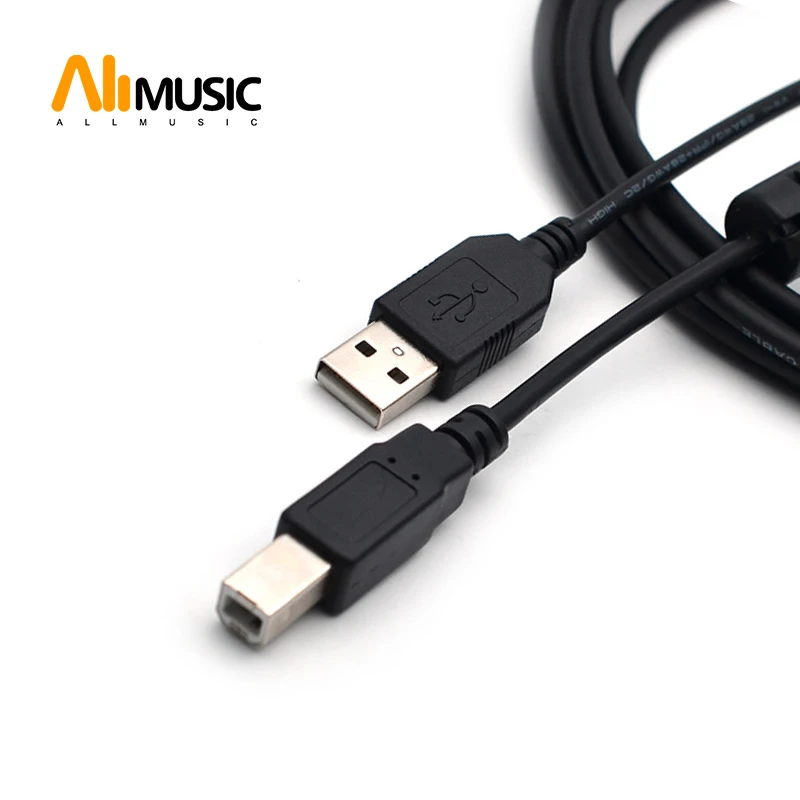 Приборный кабель JOYO экранированный USB разъем A B 6 футов черный|Детали и аксессуары