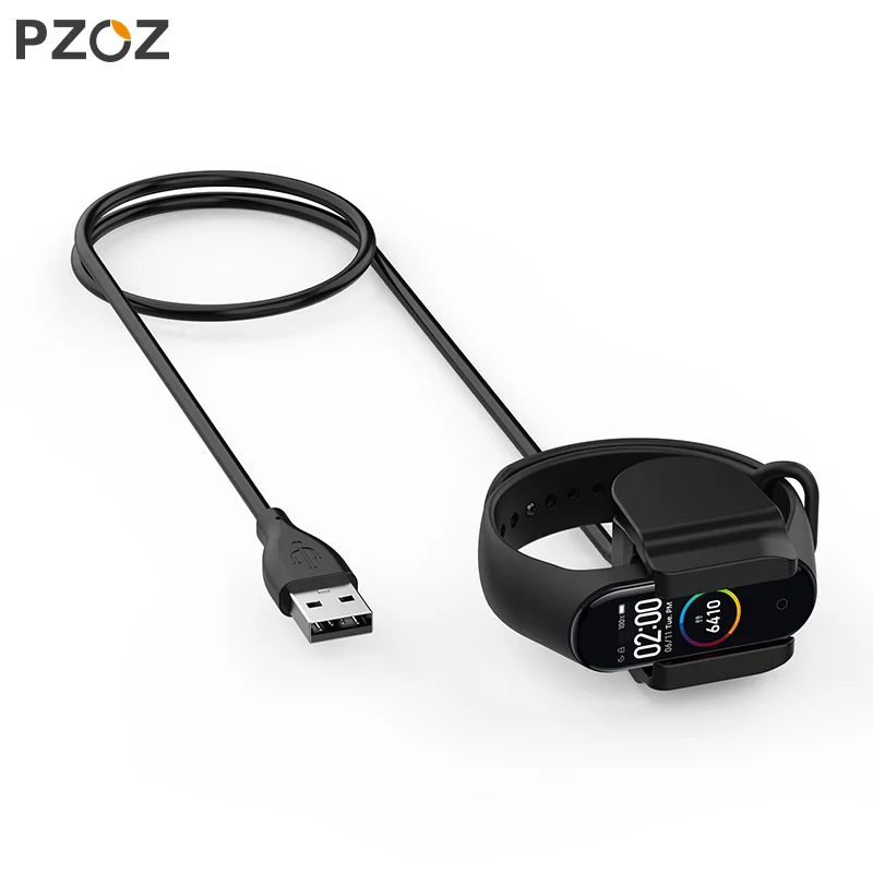 Адаптер PZOZ для док-станции Xiaomi Mi Band 4 5 USB-адаптер с зажимом провода кабель быстрой