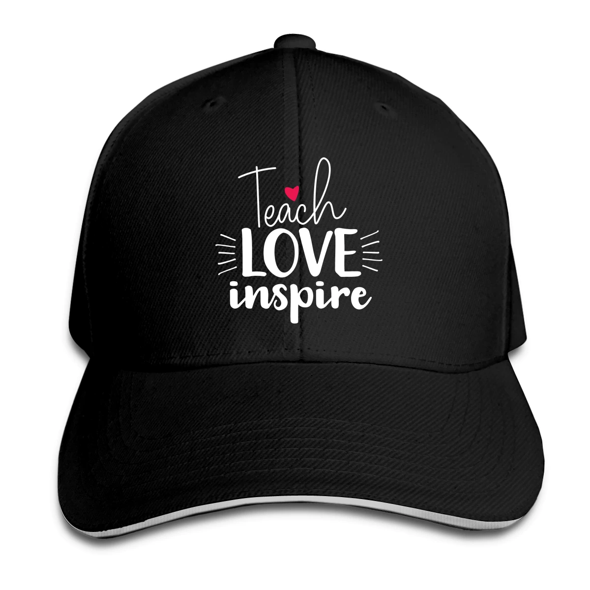 

Teach Love Inspire Hat Baseball Cap for Men Women Fashion Adjustable Sun Hat
