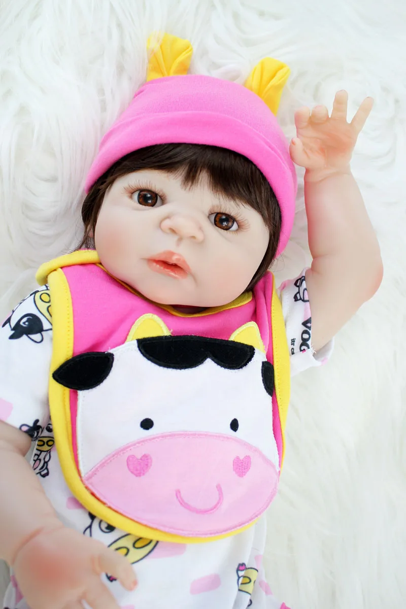 Кукла реборн силиконовая Мягкая виниловая 55 см | Игрушки и хобби