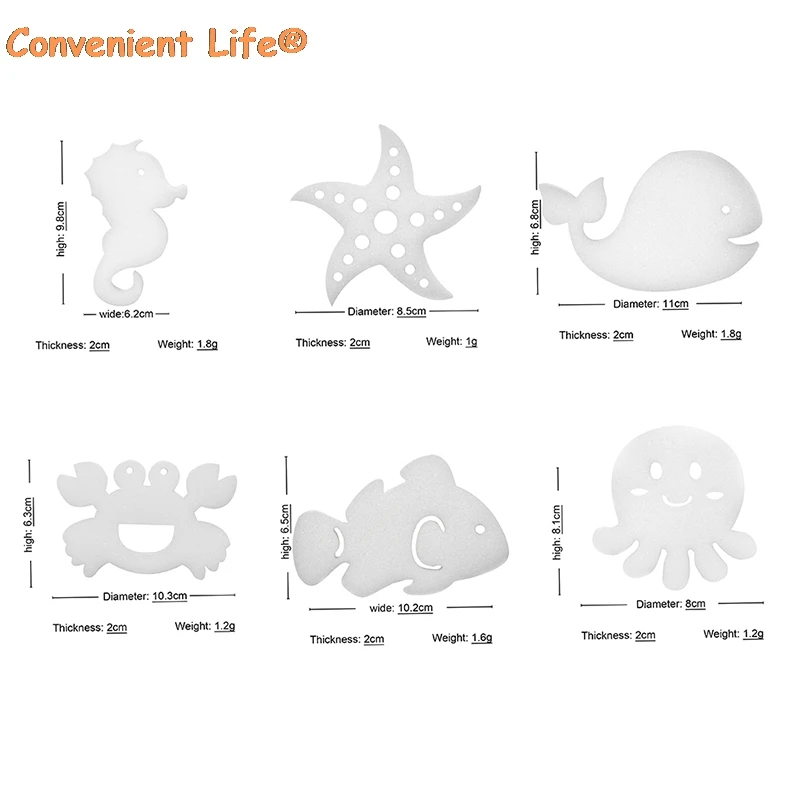 

6Pcs White Floating Spa Sponge CartoonOil Absorbing Hot Tub Skimmer Scum Absorber Cleaners For Swimming Pool Dropship