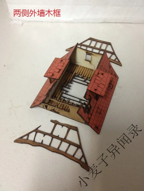 3 этажный дом Gloomhaven церковная война настольные игры молоток PP Infinity TRPG настольная панель RPG лазерная резка липа деревянная