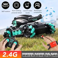 electric gesture remote control rc stunt car tires multiplayer battle toy rc car boy gifts girl childrens toy water bomb tank