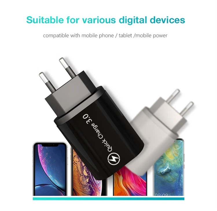 Quick Charge 3,0 USB зарядное устройство для huawei mate 30 Быстрая Зарядка адаптер для iPhone11 samsung S9 Xiaomi QC2.0 зарядное устройство для мобильного телефона