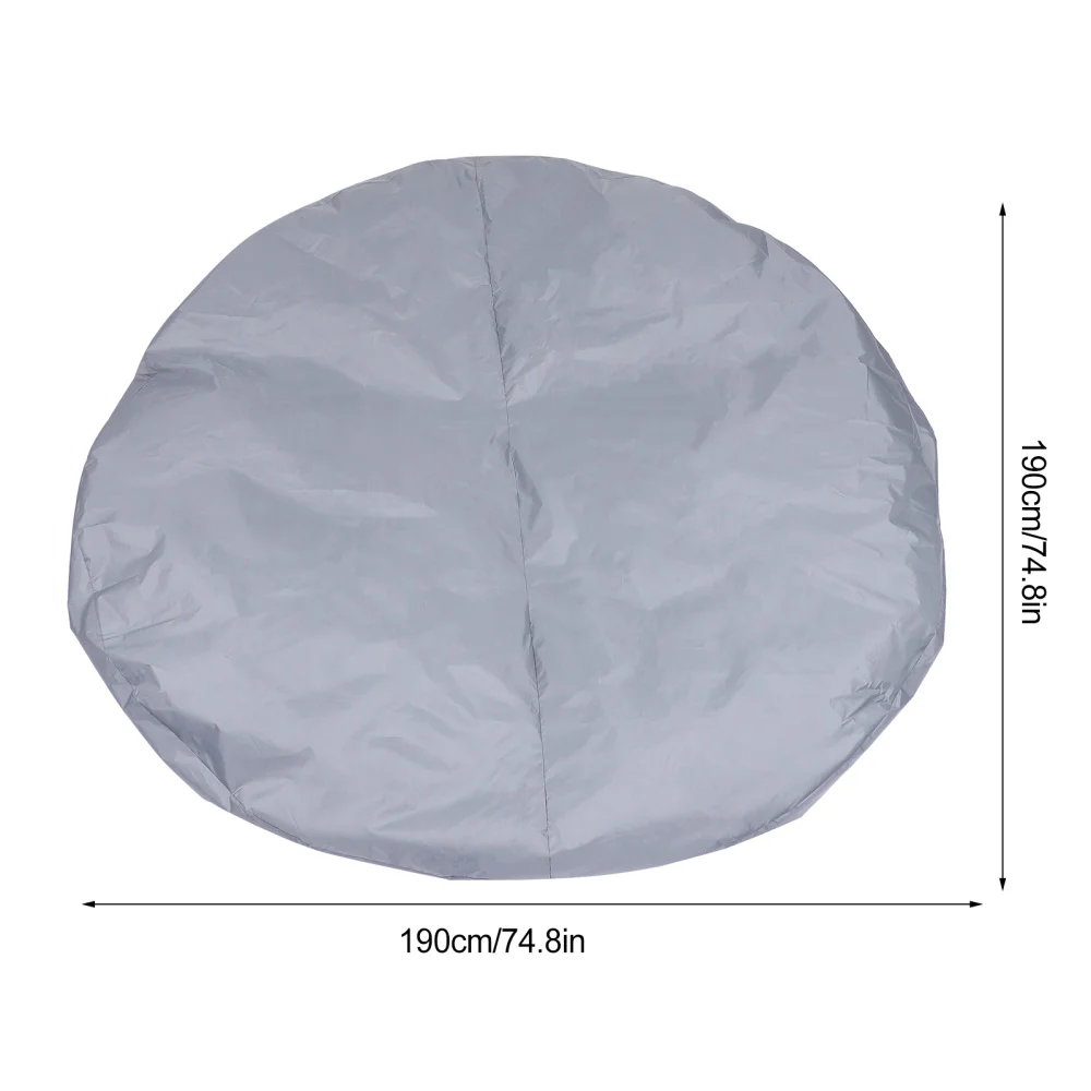 

1Pc Round Hot Tub Cover Outdoor Waterproof Spa Cover Swimming Pool Dust Cover