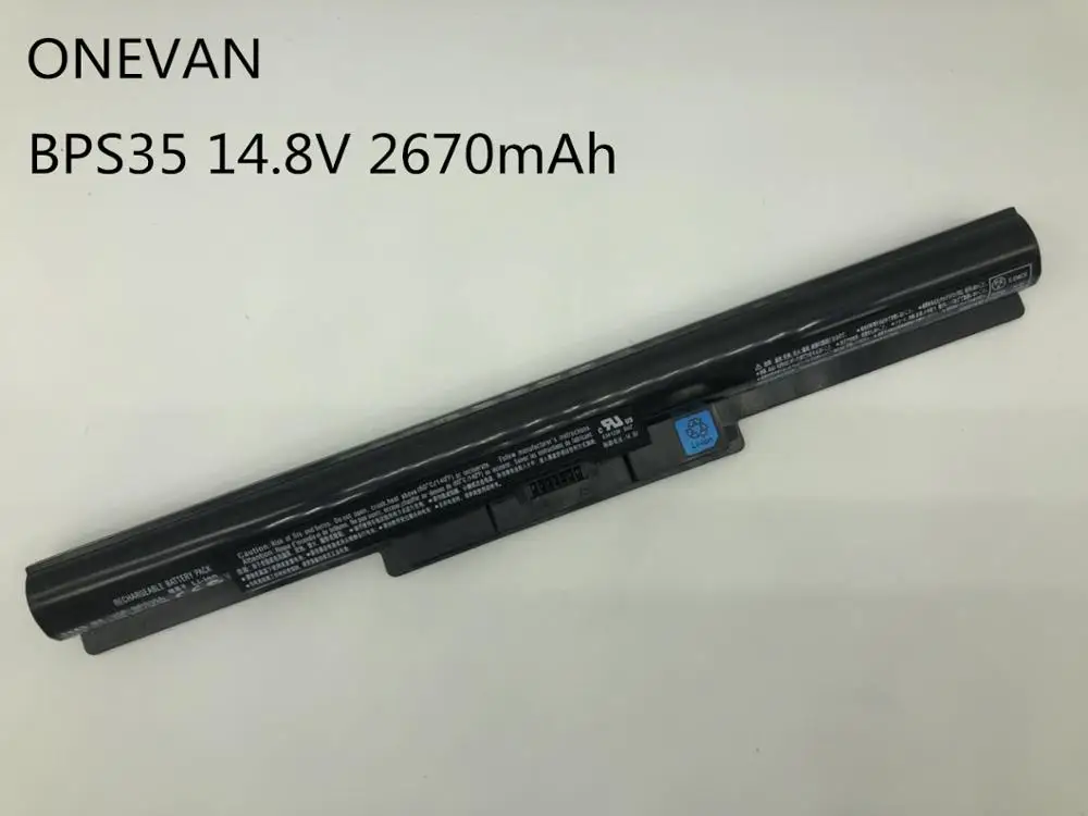 Аккумулятор для ноутбука SONY VAIO Fit 14E 15E Series SVF142C29M SVF152A29M SVF152A27T 4 ячейки|Аккумуляторы