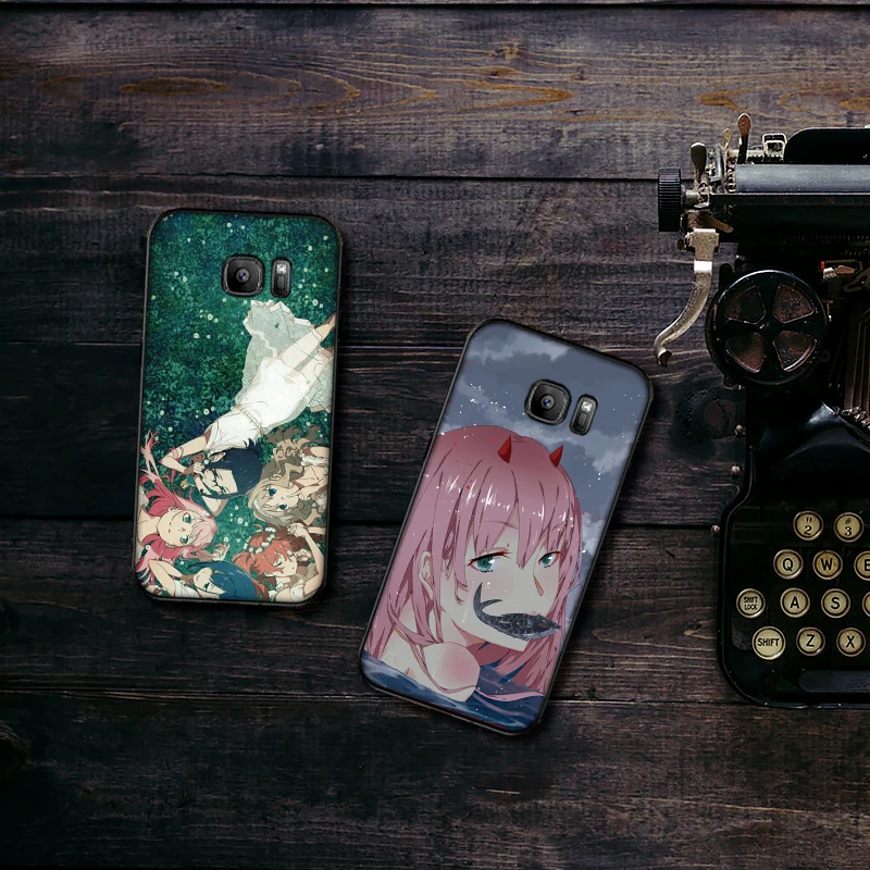 Для samsung M10 M20 M30 S6 S7 Edge S10 S9 S8 PLUS чехол Franxx аниме индивидуальность | Мобильные