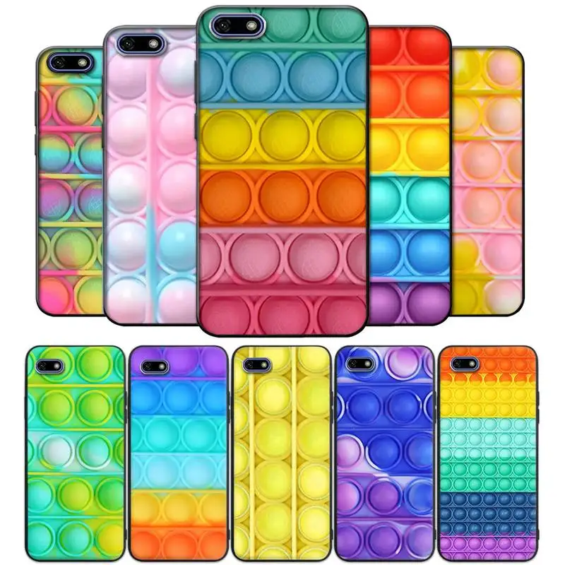 

Bubble Fidget Reliver Antistress Phone Case for redmi note10 9 8 pro 6A 4X 7 7A 8A smart 5Plus 4 5 7 8T cover coque