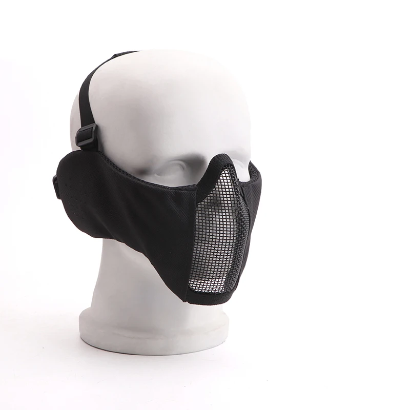 Тактическая полумаска Ушная маска для пейнтбола стрельба Охота защита Открытый