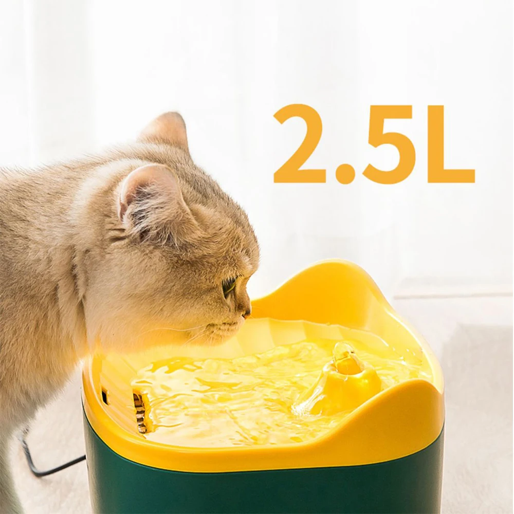 2.5L собака Кот фонтан воды автоматической подачи контейнер с распылителем ПЭТ