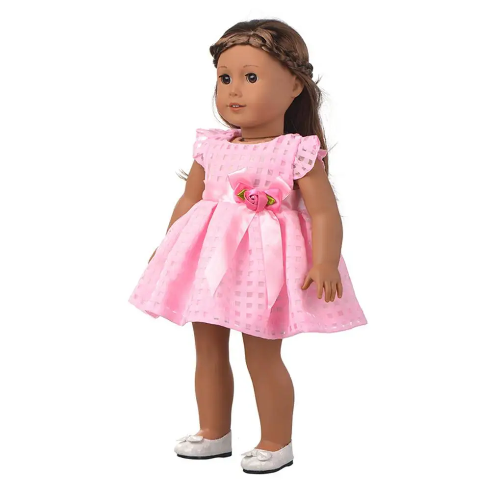 GloryStar 18 дюймовые куклы Американская девочка игрушка без рукавов короткое платье