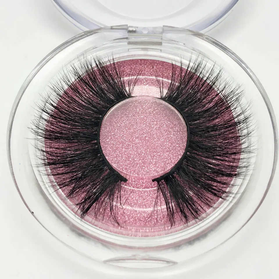 Накладные ресницы Makp up 3D норковые полная полоса 25 мм 100% безжалостные ручной