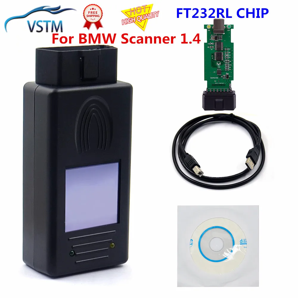 Новейший OBD OBD2 для сканера B/M * W 1 4 OBDII сканер считыватель кодов с интерфейсом obd2