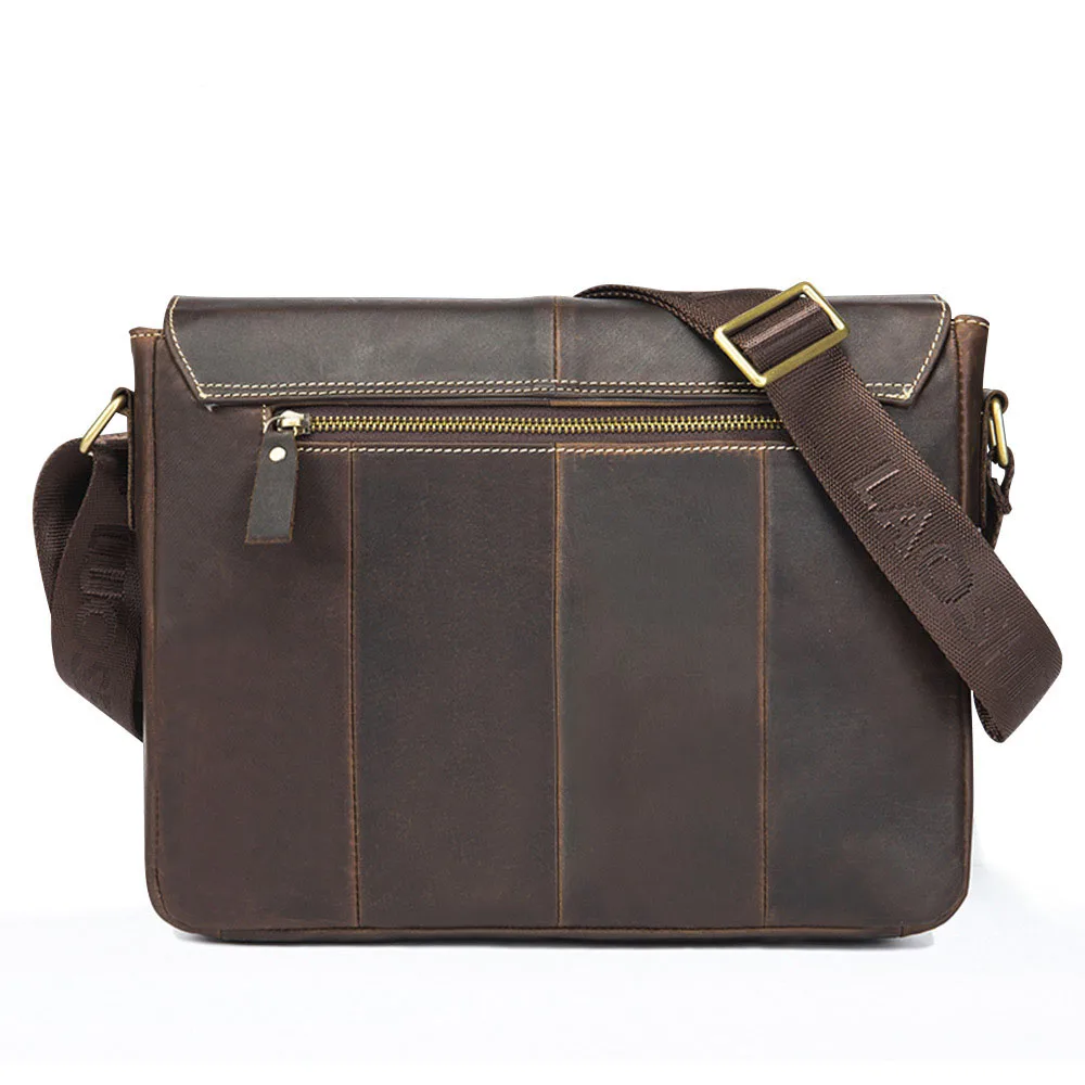 Новая сумка через плечо первый слой кожаная мужская Ретро стиль поперечная