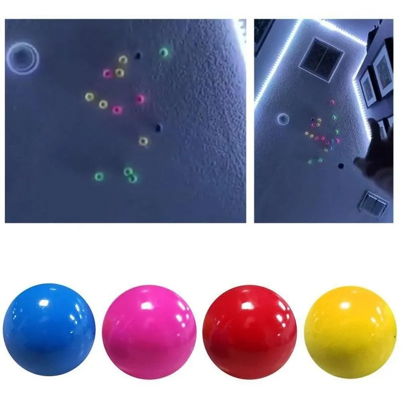 

Stick Wall Ball Decompression Ball Sticky Squash Ball Suction Decompression Toy Sticky Target Ball Catch Throw Ball