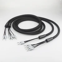 viborg vs901 high fidelity speaker cable with viborg pure copper banana plug biwire speaker cable for hifi home cinema