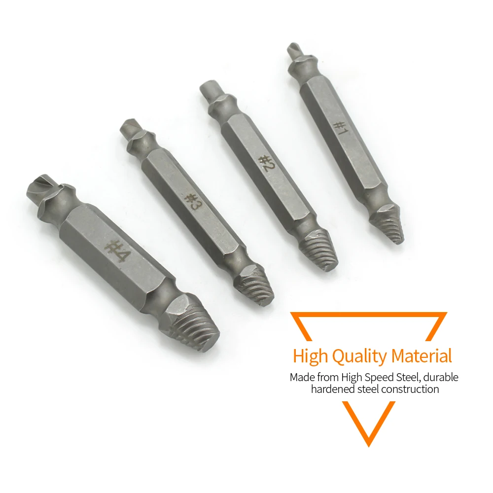 4 шт. экстрактор сломанных болтов для снятия сломанной головки|Наборы ручных
