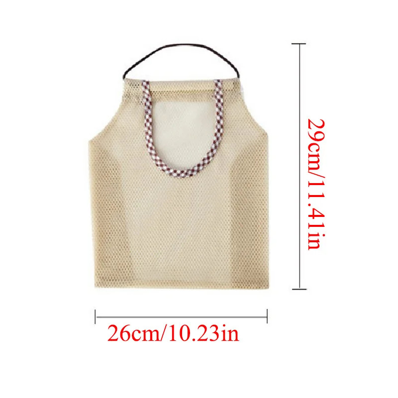 

Foldable Kitchen Vegetables Storage Mesh Bag Household Multipurpose Fruit Wall Hanging Bag Hanging Onion Garlic Storage Bag