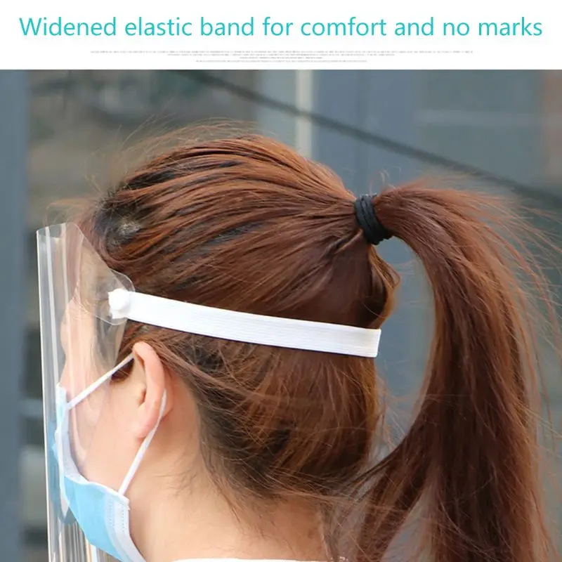 Прозрачная Пыленепроницаемая маска против слюны для полного покрытия лица