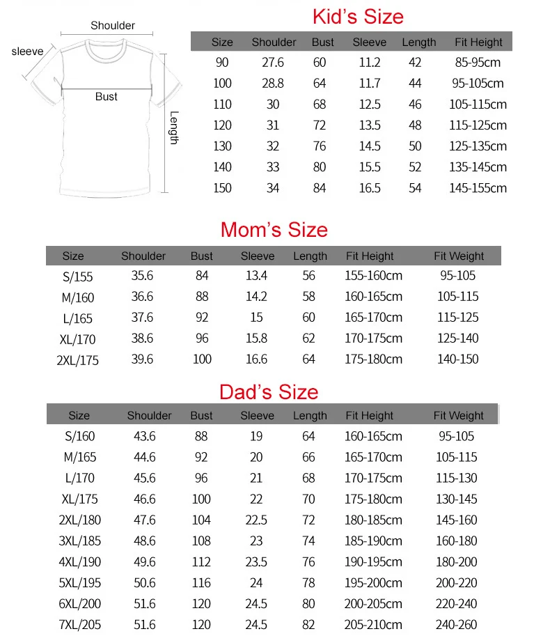 

Dad Mom Baby Letter Print Family Look T Shirt Family Matching Outfits Mother Father Kids Clothes Camisetas Familia Fathers Day